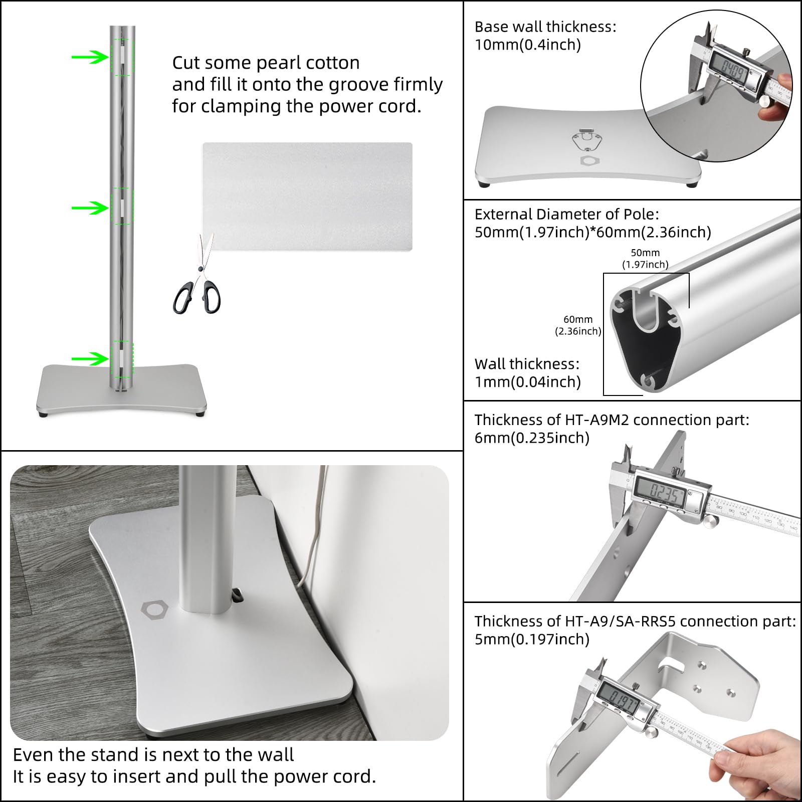 SONY SA-RS5 ＋ スピーカースタンド Amazon.com: Speaker Stands Compatible with Sony SA-RS5 Home